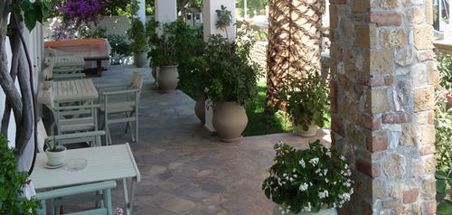 Axilleion Hotel Aspous Bagian luar foto